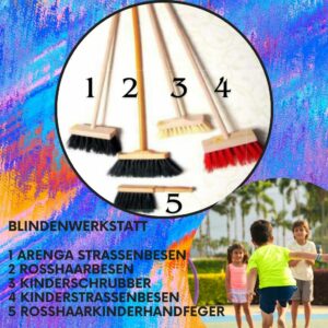 Kinderbesen aus der Blindenwerkstatt – handgefertigte Blindenware