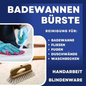 Badewannenbürste mit PPN-Borsten – Praktisch & robust